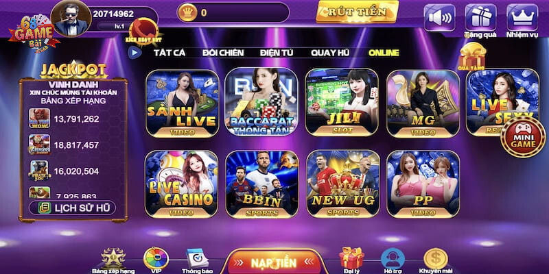 Lưu ý những điều quan trọng khi rút nạp tiền 68 game bài